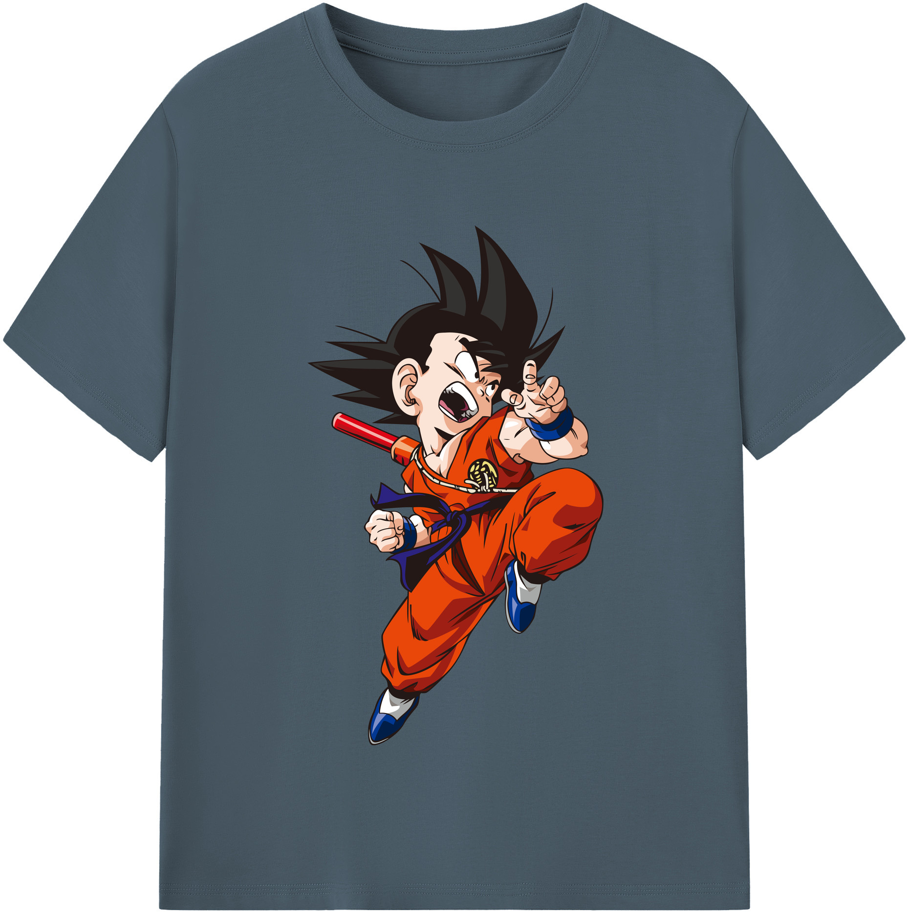 （画像用） ドラゴンボール 孫悟空（そん ごくう）Son Goku カカロット DRAGON BALL Kakarotto 綿100％半袖Tシャツ（フロントプリント）